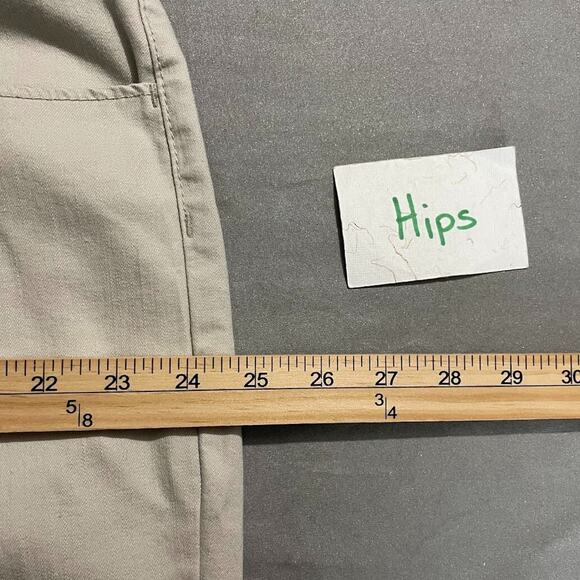 Riders by Lee Plus Size 22WM Tan Jeans Denim Capris Pants Cottage Grandma Summer - Picture 9 of 12